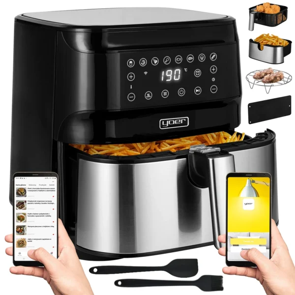 Air Fryer Frytkownica beztłuszczowa Yoer Crispo AF01BK
